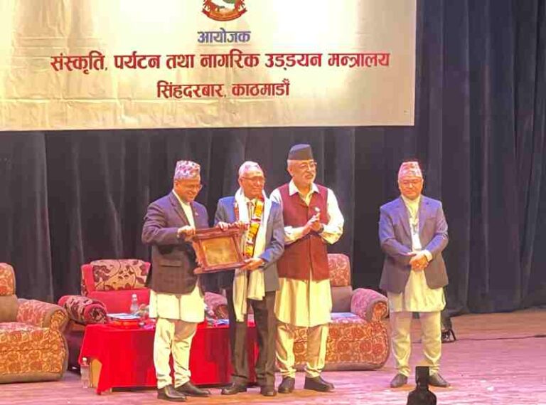दलित जागरणका सारथि प्रा. विश्वकर्मा ‘भगत सर्वजित मानव मर्यादा राष्ट्रिय पुरस्कार’बाट सम्मानित