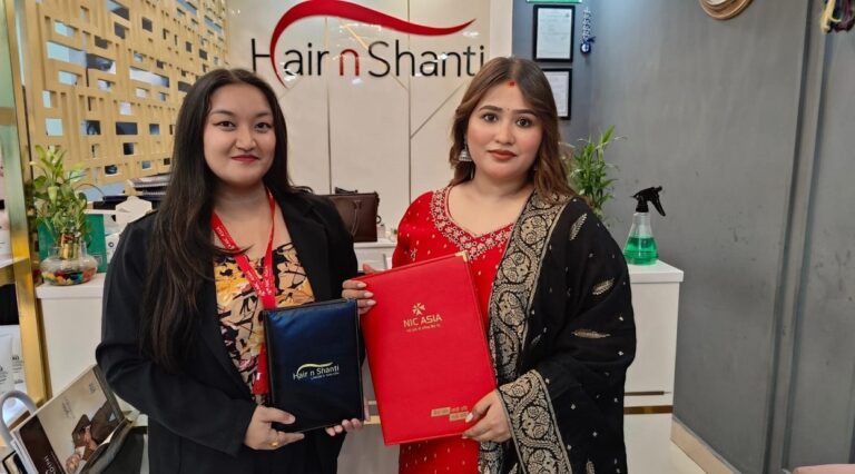 एनआईसी एशिया बैंकका ग्राहकलाई युनिसेक्स सैलुन सेवा लिँदा १० प्रतिशत छुट