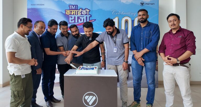 फोटोनका सय बढी टीएम१ गाडी नेपाली सडकमा, कम्पनीले मनायो उत्सव