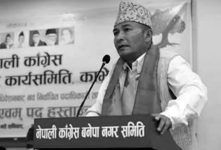 काभ्रे कांग्रेस पूर्व उपसभापति थापाको निधन