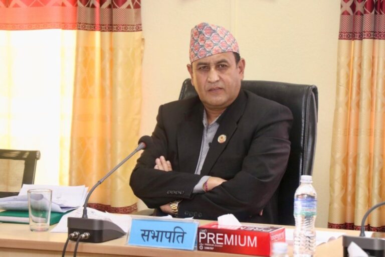 ‘कुलिङ पिरियड’ विवादको नैतिक जिम्मेवारी लिँदै सभापति खतिवडाद्वारा राजीनामा