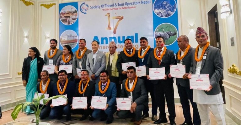 पर्यटन व्यवसायी मानबहादुर शाहीको अध्यक्षतामा सोटो नेपालको नयाँ कार्यसमिति