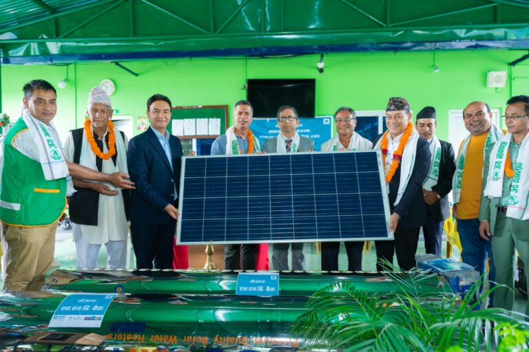 एनएमबि बैंकद्वारा मानवसेवा आश्रमलाई सोलार प्रणाली हस्तान्तरण, ‘ग्रिन मन्थ’ अभियान अन्तर्गत सहयोग