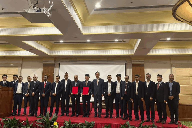 नेपालमा ग्रीन हाइड्रोजन प्लान्ट तथा फ्यूल सेल स्थापनाका लागि लगानी बोर्ड र कोरियाली कम्पनीबीच समझदारी