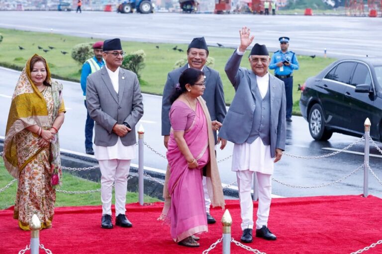 प्रधानमन्त्री ओली चीन प्रस्थान, यस्तो छ भ्रमण तालिका