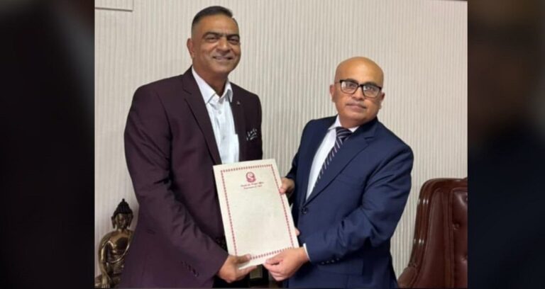 युगान्डाको अवैतनिक वाणिज्य दूतमा उद्यमी विनय उपाध्याय नियुक्त
