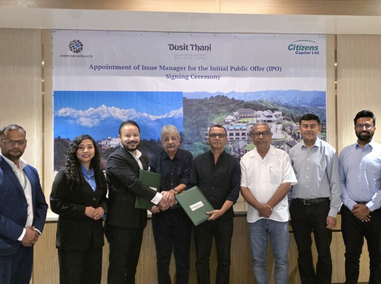ओमस्टोन होटेल्सले आईपीओ निष्काशन गर्ने, बिक्री प्रबन्धमा सिटिजन्स क्यापिटल