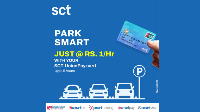 लबिम मलमा SCT–UnionPay कार्डबाहकका लागि विशेष अफर, पार्किङ शुल्क प्रतिघण्टा मात्र १ रुपैयाँ