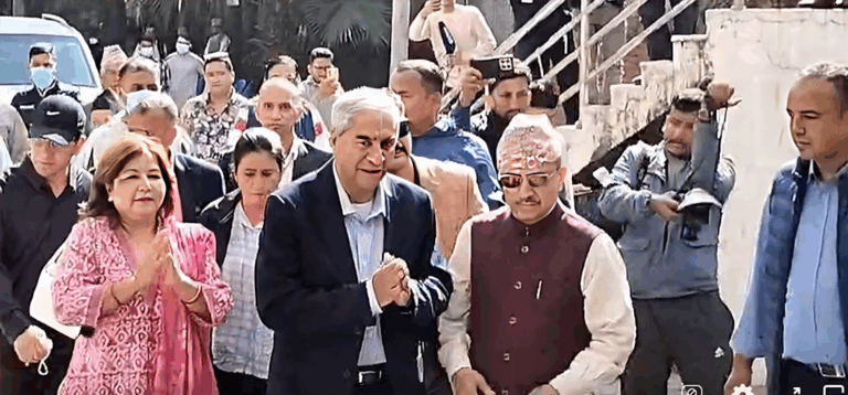 देशलाई संवैधानिक बाटो फर्काउने आधार निर्वाचन हो : सभापति देउवा