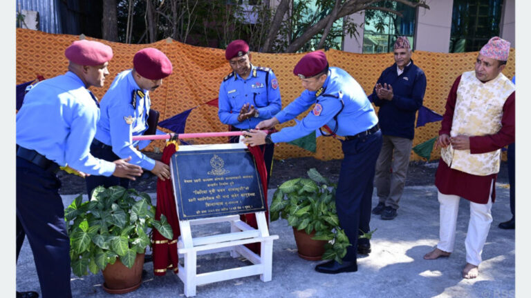 आइजिपी खापुङले गरे किरियापुत्री भवन शिलान्यास