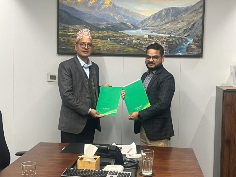लुम्बिनी सिरेमिक्स लिमिटेडद्वारा उत्पादित लामिनार टाइल्सले नबिल बैंकसँग “च्यानल फाइनान्सिङ” सुरु गर्न साझेदारी गरेको घोषणा