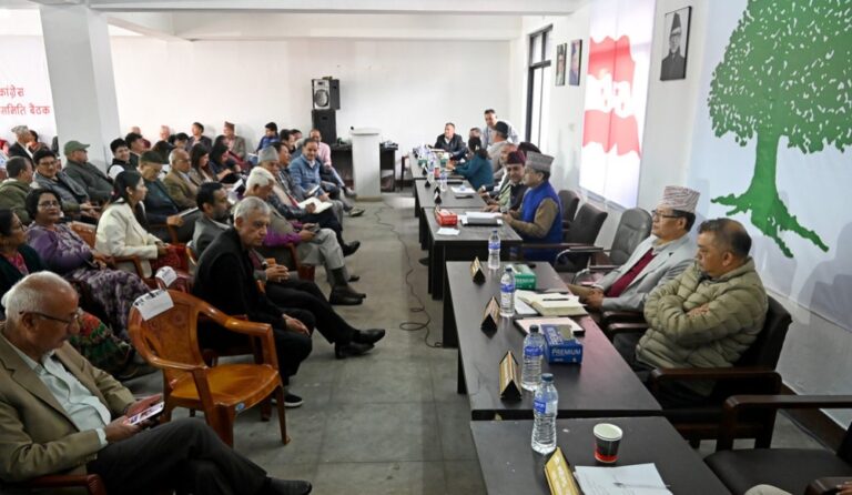 दुवै निर्वाचनमा भाग लिने नेपाली कांग्रेसको निर्णय