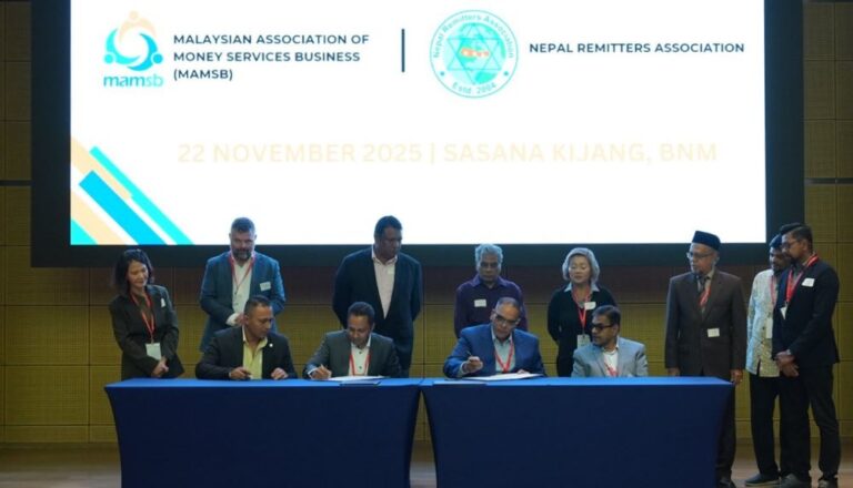 नेपाल रेमिटर्स एसोसिएसन र मलेसियन एशोसिएसन अफ मनी सर्भिसेस बिजनेसबीच साझेदारी
