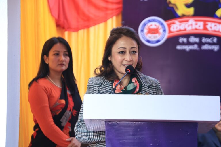 मतदान गर्दा आफ्ना सन्तानलाई सम्झनुहोला, अब फेरी हाम्रा सन्तानको रगत नबगोस् :  महिला, बालकालिका तथा जेष्ठ नागरिक मन्त्री