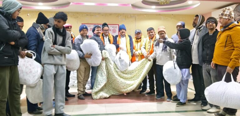 क्लोथ बैंकले सुरु गर्यो सिरक वितरण अभियान