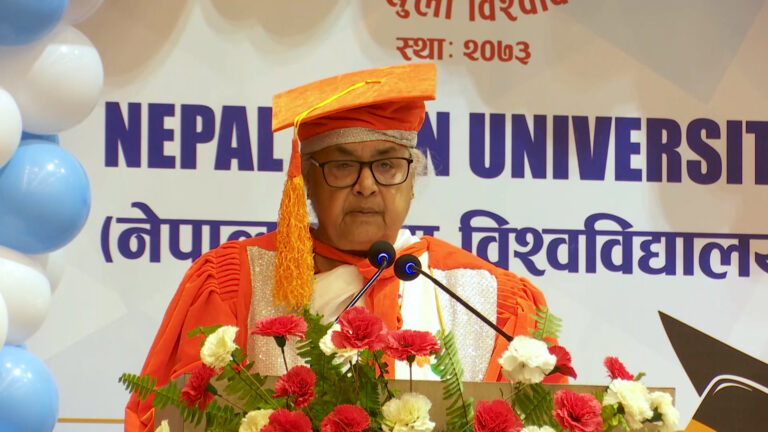 खुला विश्वविद्यालयले रोजगारमूलक जनशक्ति उत्पादनमा महत्त्वपूर्ण भूमिका खेलेकाे : प्रधानमन्त्री