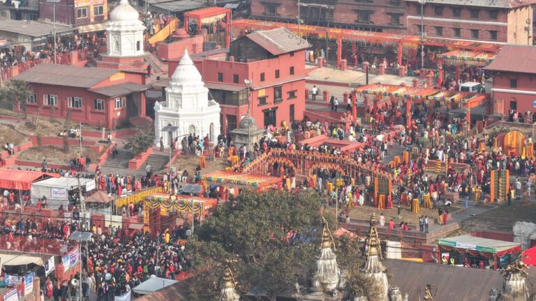 महाशिवरात्रिमा पशुपतिनाथ मन्दिर क्षेत्रकाे दृश्य ड्रोन बाट(फोटो फिचर)