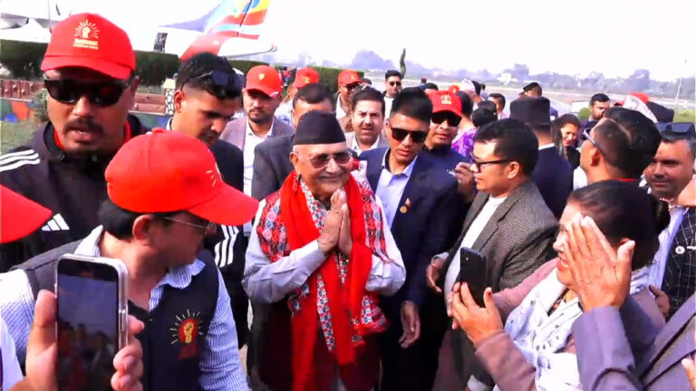 गृहजिल्ला झापा पुगे ओली