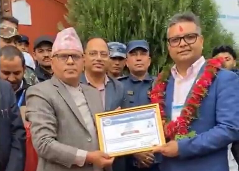 रामेछापमा रास्वपाका डा.कृष्णहरि बुढाथोकी निर्वाचित