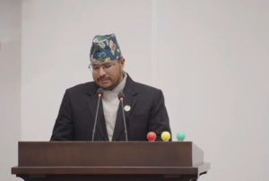 यो देश गीत गाएर राजनीतिक भाषण ठोकेर बनेको देश होइन : ज्ञानेन्द्र शाही