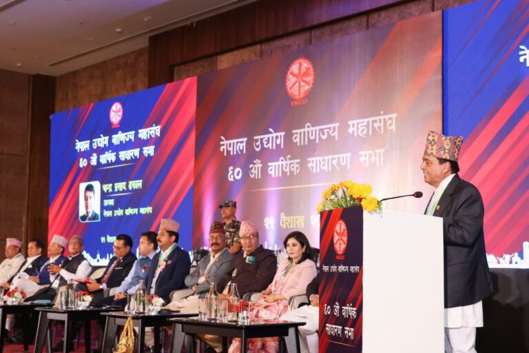 वर्तमान राजनीतिक स्थायित्वलाई आर्थिक समृद्धिको अभूतपूर्व अवसरका रूपमा उपयोग गर्नुपर्छ : अध्यक्ष ढकाल