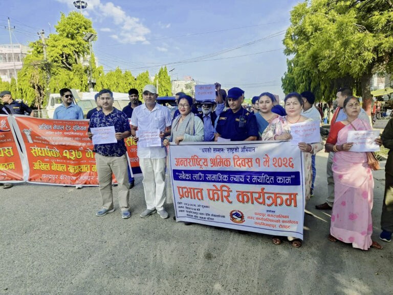 १३७ औँ अन्तर्राष्ट्रिय मजदुर दिवस चन्द्रनिगाहपुरमा भव्यताका साथ मनाइयो