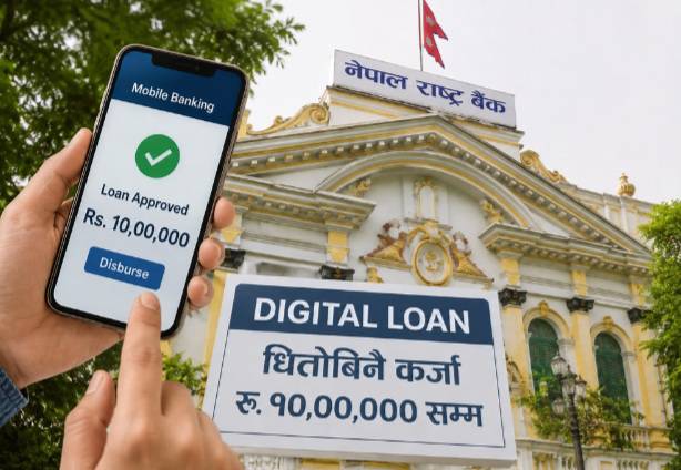 १० लाख रुपैयाँसम्म कर्जा मोबाइल बैंकिङबाटै लिन सकिने