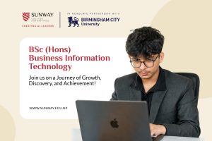 एआई (AI) र बिजनेस इन्टेलिजेन्स (BI) युगलाई लक्षित गर्दै सनवे कलेजद्वारा BSc (Hons) BIT कार्यक्रम सुरु