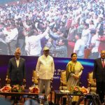 ओली, प्रचण्ड, माधव र झलनाथ खनाल मदन भण्डारीको ७५औँ जन्मजयन्तीमा सहभागी (फोटो फिचर)