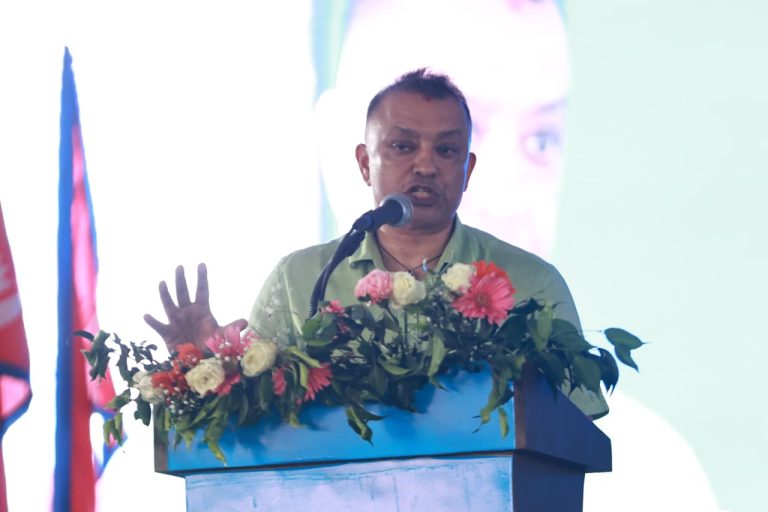 रास्वपा महाधिवेशनमा गगन थापाले भने : ‘तपाईँहरूले आफ्नै दलभित्र पनि प्रश्न गर्न छाड्नु हुँदैन’