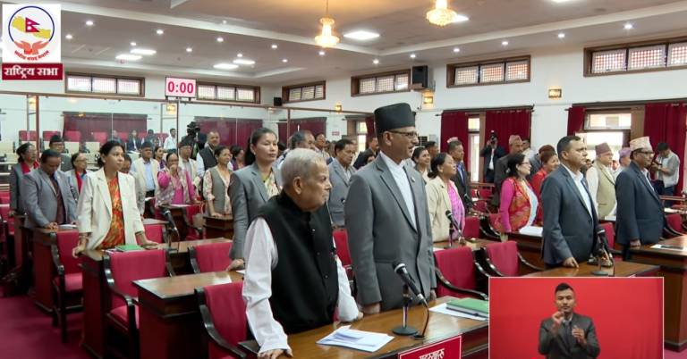 राष्ट्रियसभा बैठक स्थगित : सांसदहरुले सिमा विवाद सम्बन्धी कुरा उठाएर जनाए विरोध
