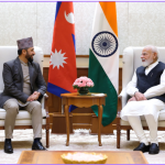 सभापति लामिछानेकाे भारतीय प्रधानमन्त्री नरेन्द्र मोदीसँग भेटवार्ता