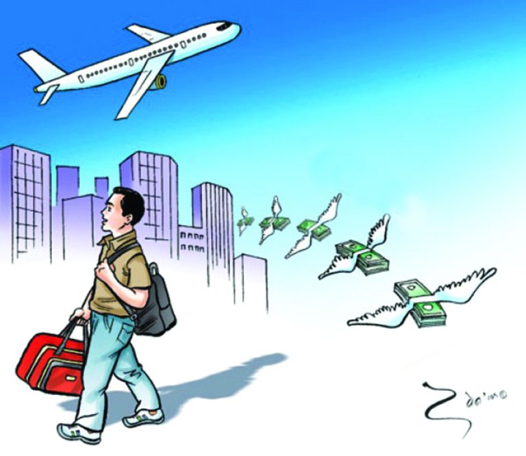 रेमिट्यान्समा रेकर्ड कायम : वैशाखमा साढे २ खर्ब , १० महिनामै भित्रियो १९ खर्ब १६ अर्ब
