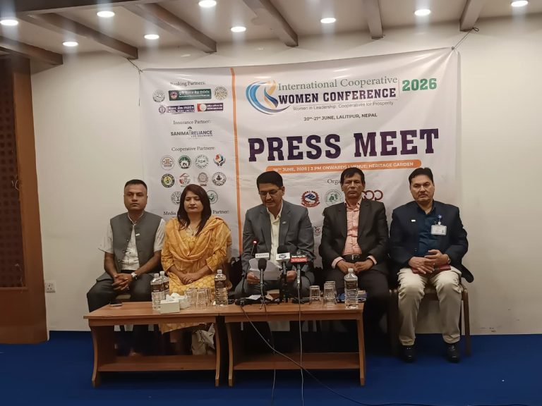 २०२६ असार ६ र ७ गते ललितपुरमा अन्तर्राष्ट्रिय सहकारी महिला सम्मेलन हुने