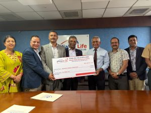 रिलायबल नेपाल लाइफ इन्स्योरेन्सद्वारा काठमाडौं इन्स्टिच्युट अफ चाइल्ड हेल्थ लाई ५० लाख सहयोग